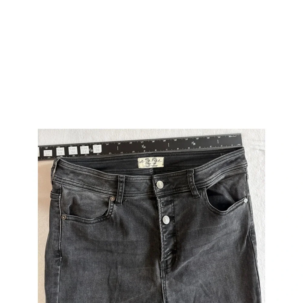 We The Free Bootcut Jeans Womens‎ 32 Black Denim Stretch Dark Wash Everyday Wear